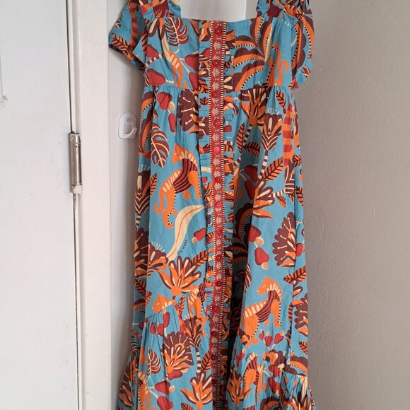 Farm Rio XS printed dress NWT - Picture 4 of 8